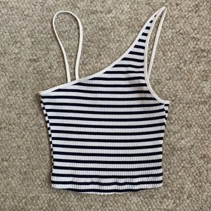 Zara Asymmetrical Crop Top